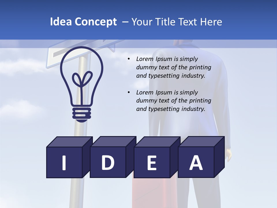 Nature Male Choice PowerPoint Template