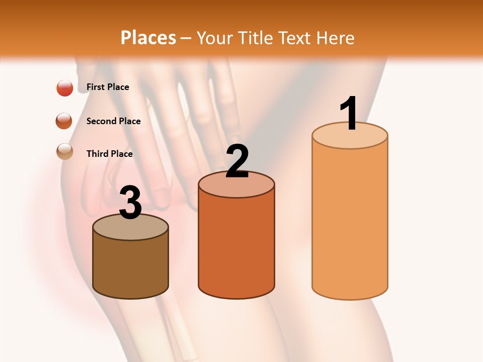 Anatomical Knee Care PowerPoint Template