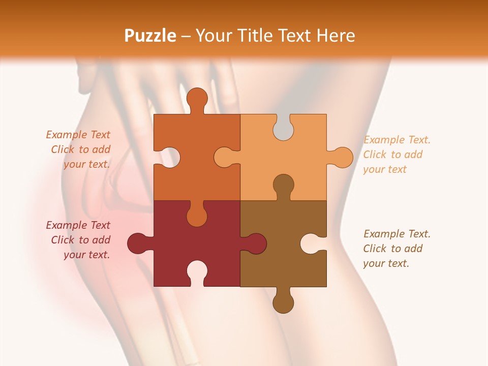 Anatomical Knee Care PowerPoint Template