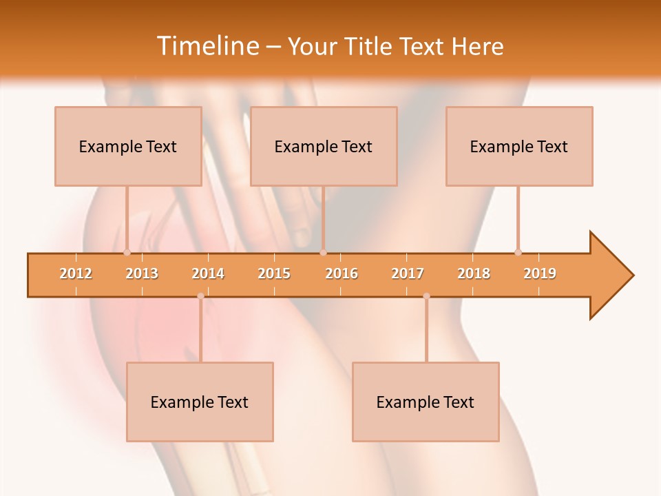 Anatomical Knee Care PowerPoint Template
