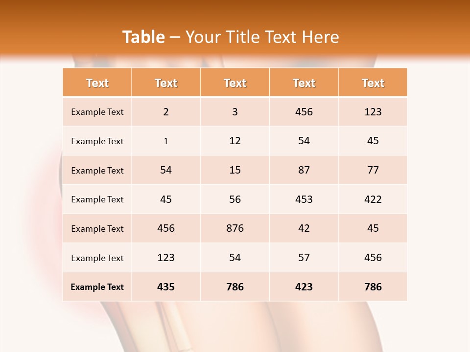 Anatomical Knee Care PowerPoint Template