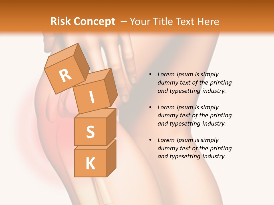 Anatomical Knee Care PowerPoint Template