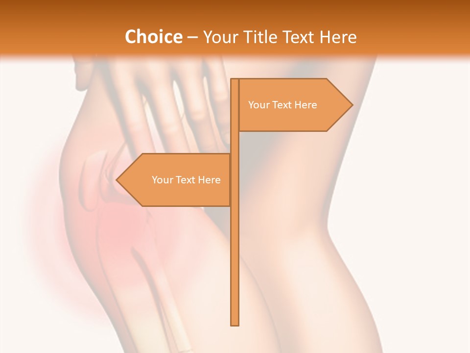 Anatomical Knee Care PowerPoint Template