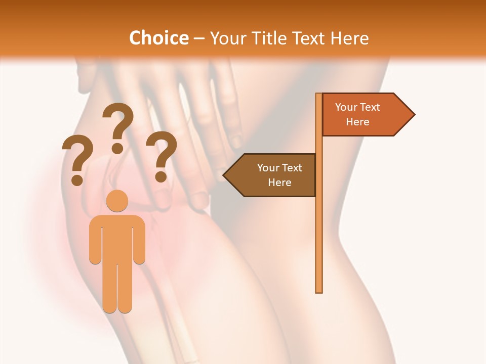 Anatomical Knee Care PowerPoint Template