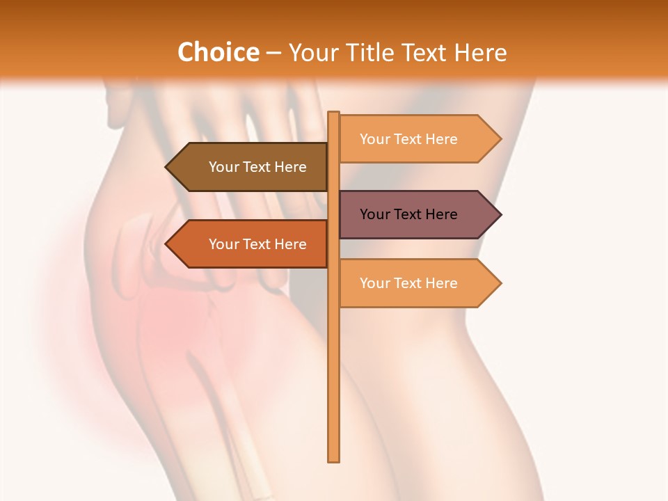 Anatomical Knee Care PowerPoint Template