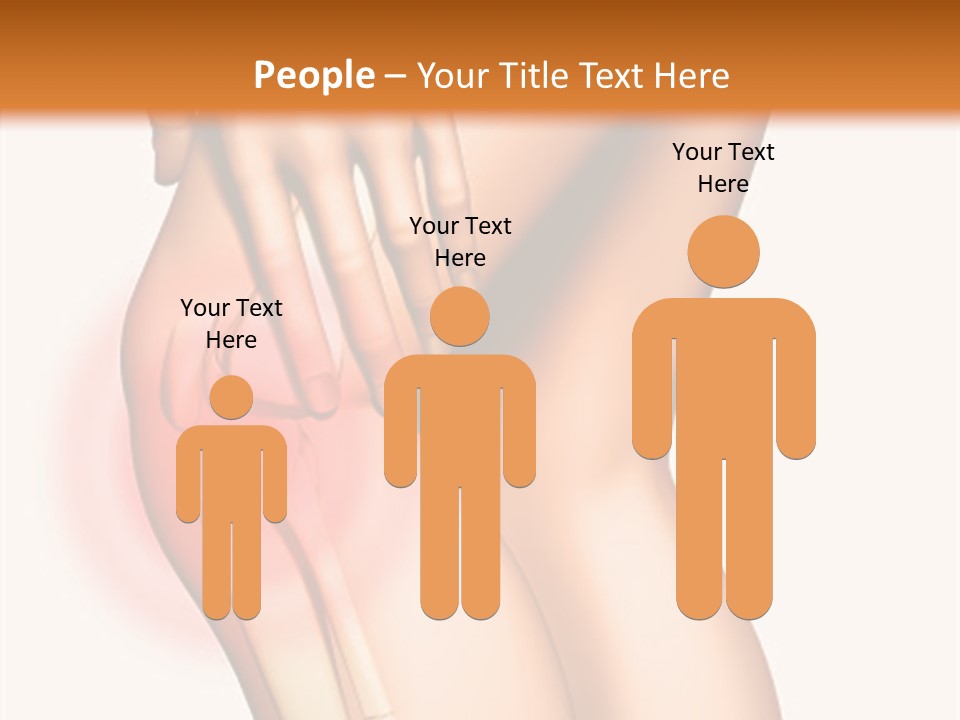 Anatomical Knee Care PowerPoint Template