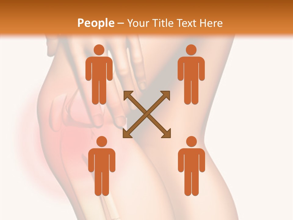 Anatomical Knee Care PowerPoint Template
