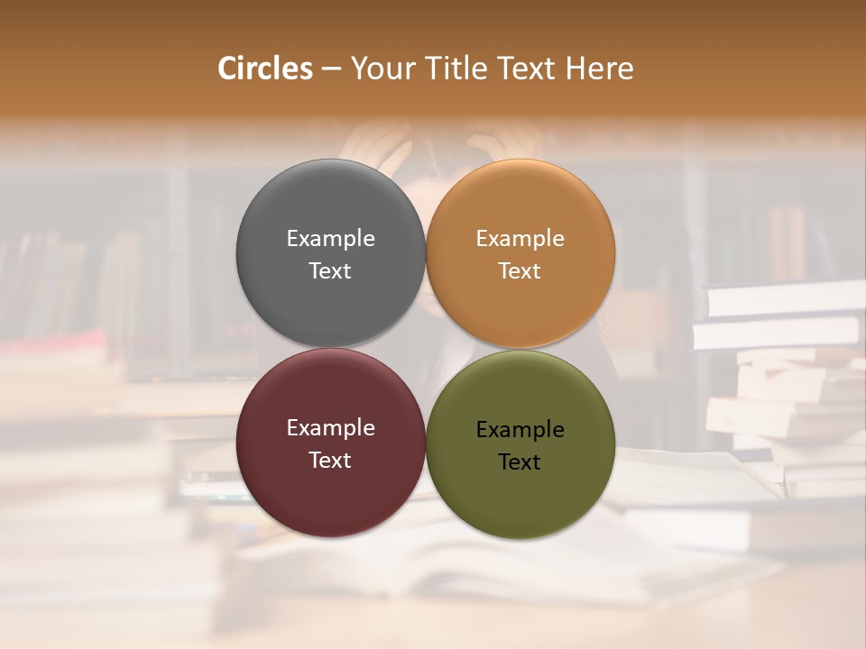 Adult Stress Person PowerPoint Template