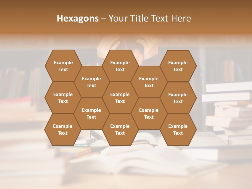 Adult Stress Person PowerPoint Template