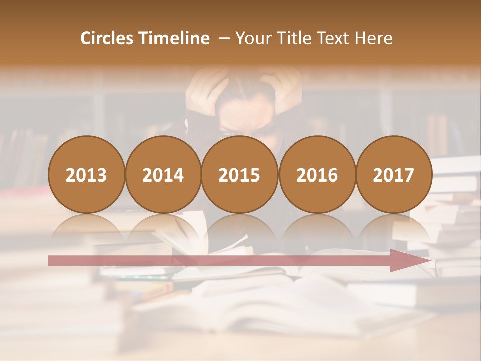 Adult Stress Person PowerPoint Template