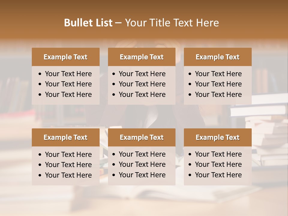 Adult Stress Person PowerPoint Template