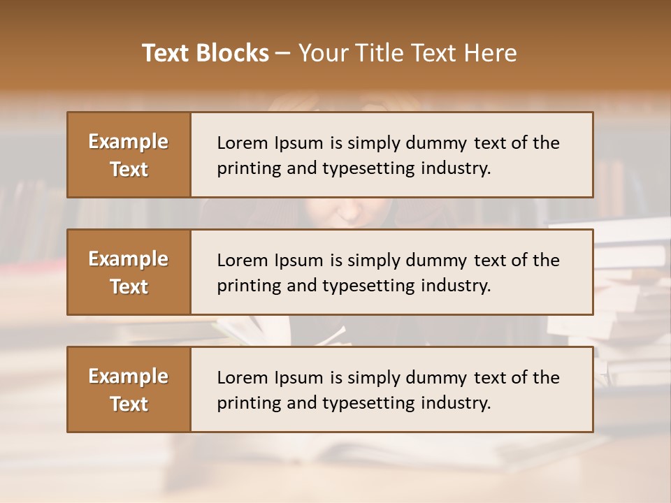 Adult Stress Person PowerPoint Template