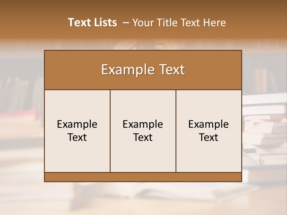 Adult Stress Person PowerPoint Template