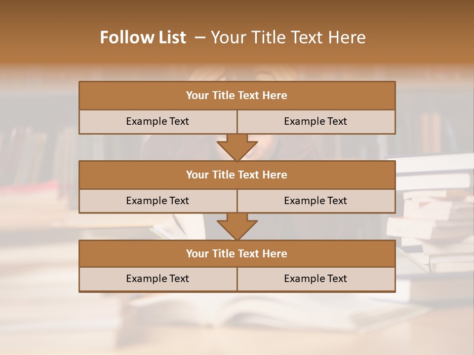 Adult Stress Person PowerPoint Template