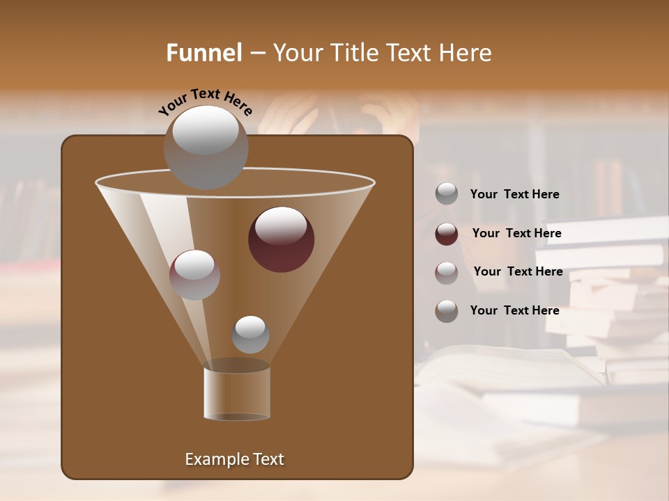 Adult Stress Person PowerPoint Template