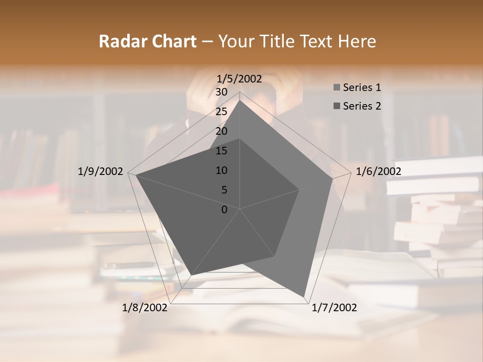 Adult Stress Person PowerPoint Template