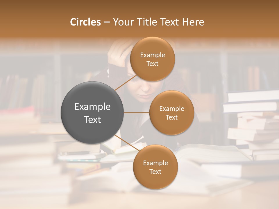 Adult Stress Person PowerPoint Template