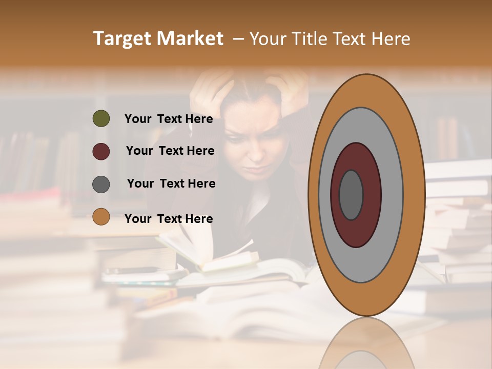 Adult Stress Person PowerPoint Template