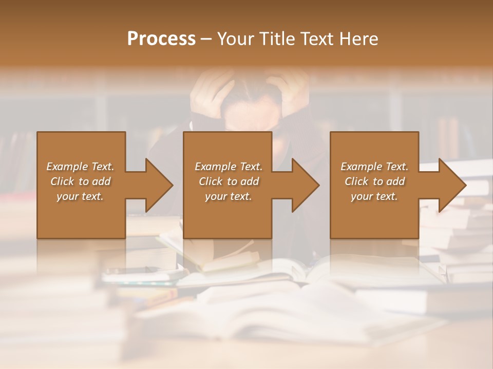 Adult Stress Person PowerPoint Template