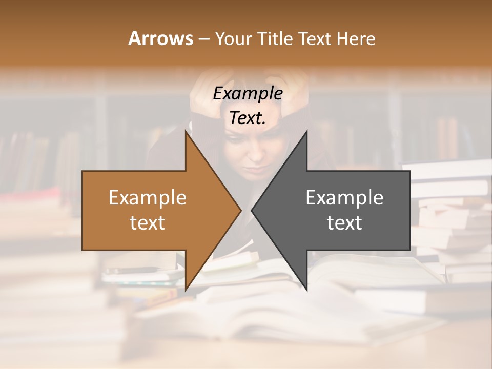 Adult Stress Person PowerPoint Template
