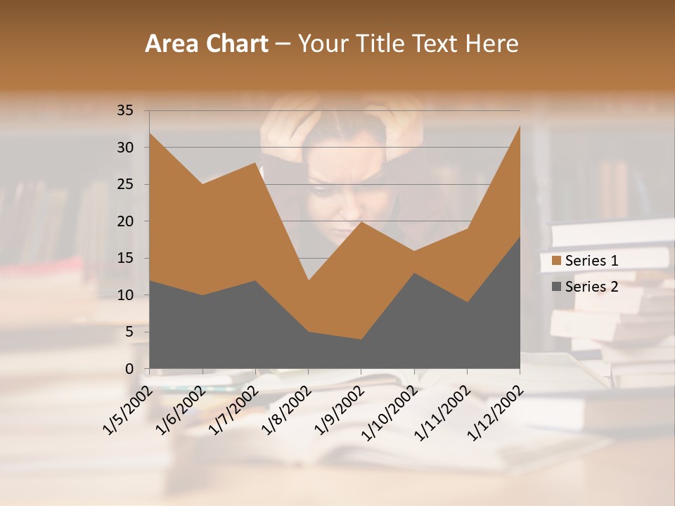 Adult Stress Person PowerPoint Template