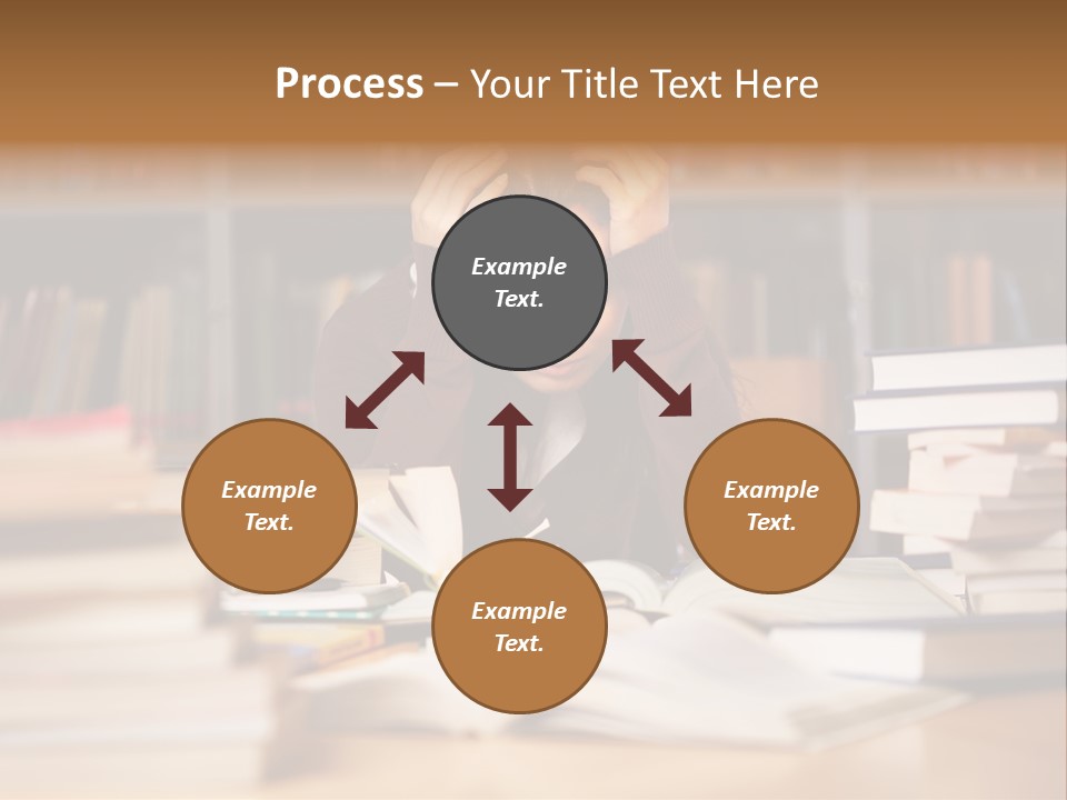 Adult Stress Person PowerPoint Template