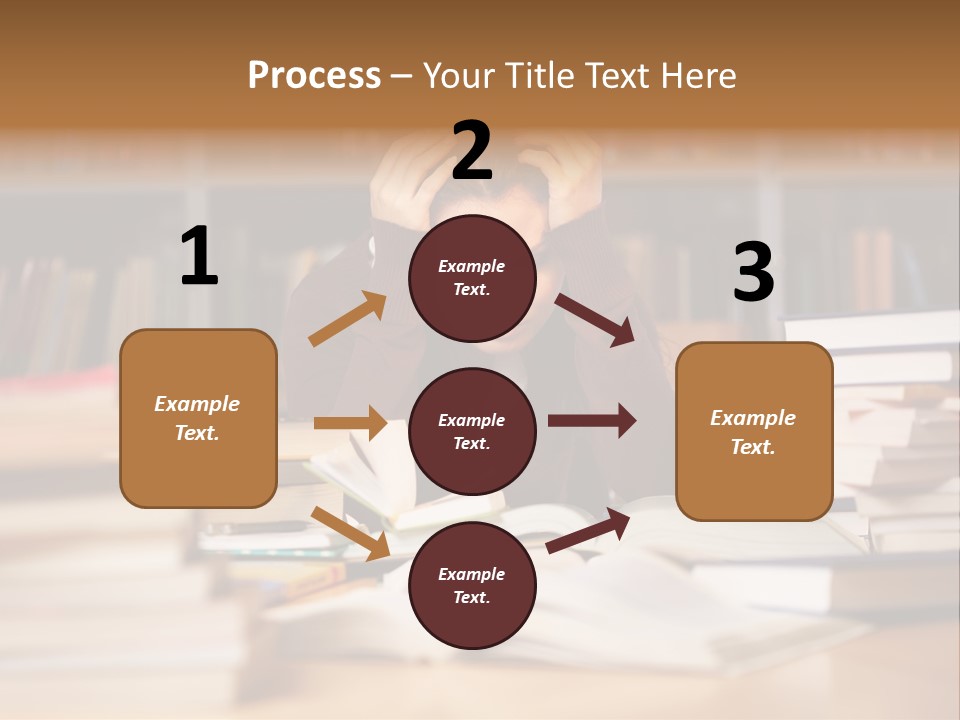 Adult Stress Person PowerPoint Template