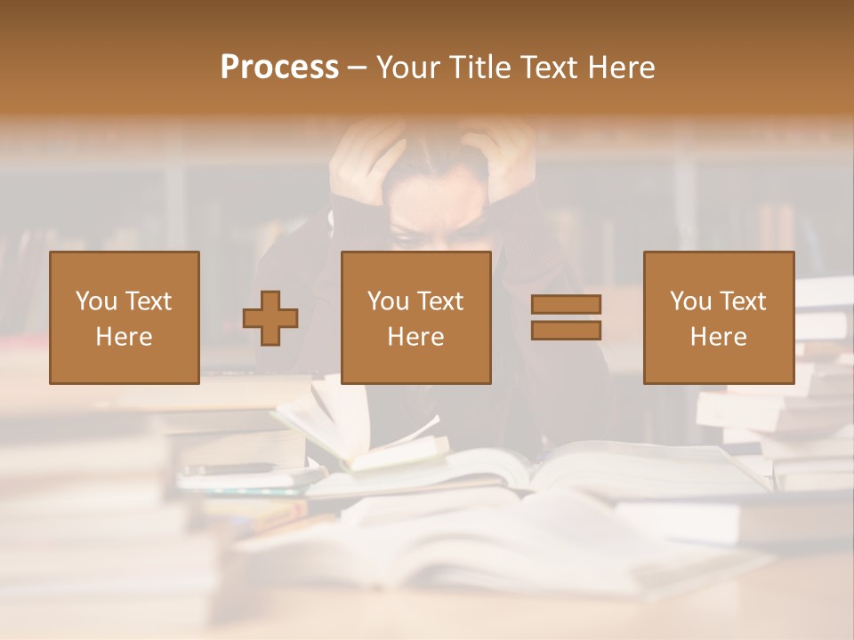 Adult Stress Person PowerPoint Template