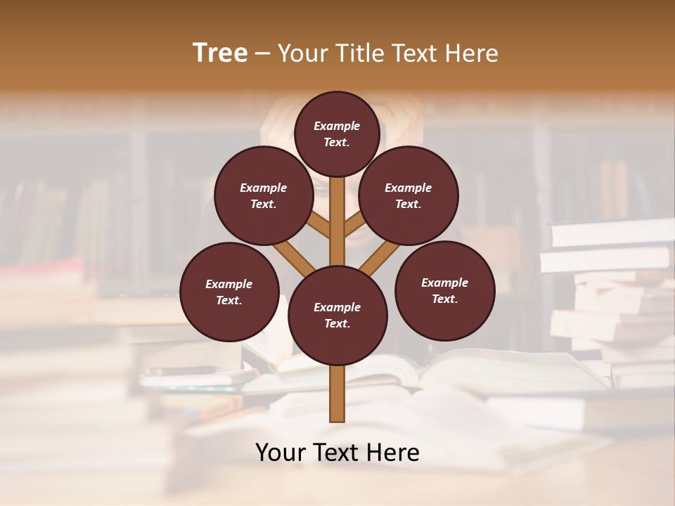 Adult Stress Person PowerPoint Template