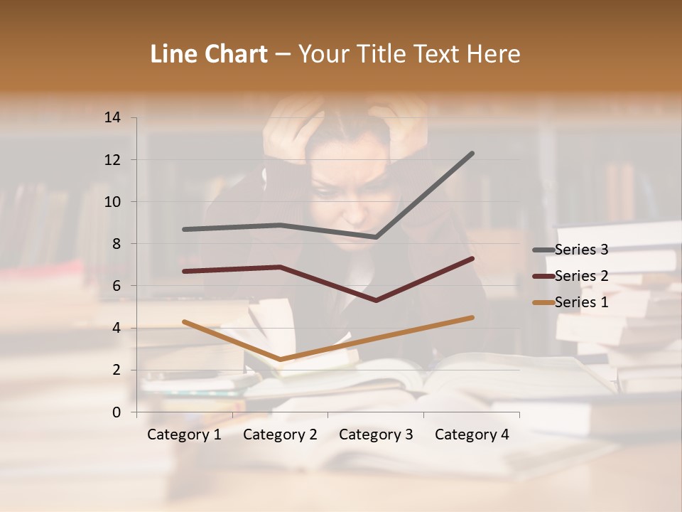 Adult Stress Person PowerPoint Template