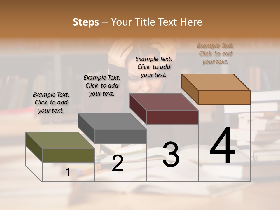 Adult Stress Person PowerPoint Template