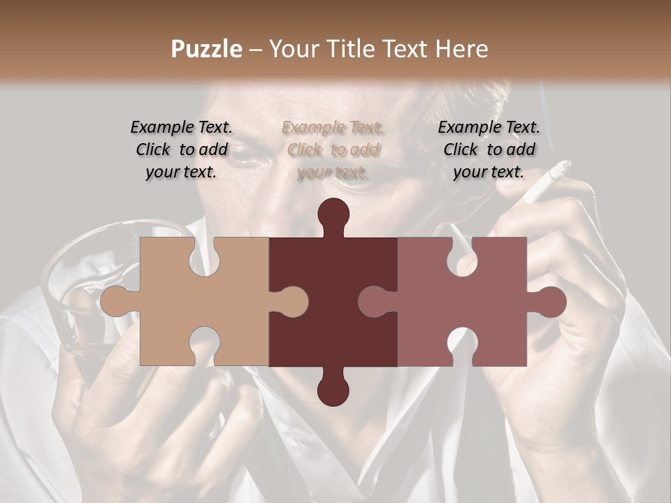 Style Sad Guy PowerPoint Template