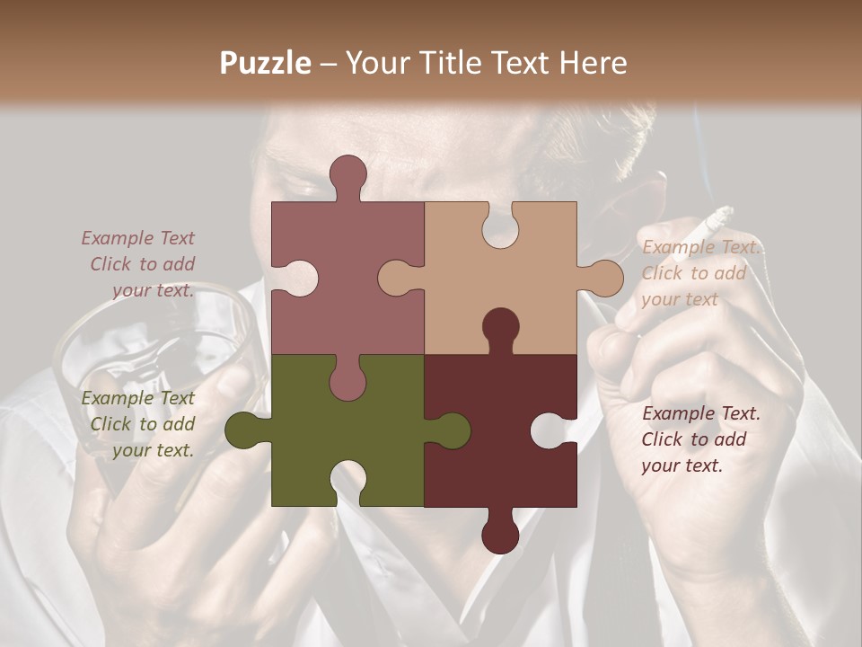 Style Sad Guy PowerPoint Template