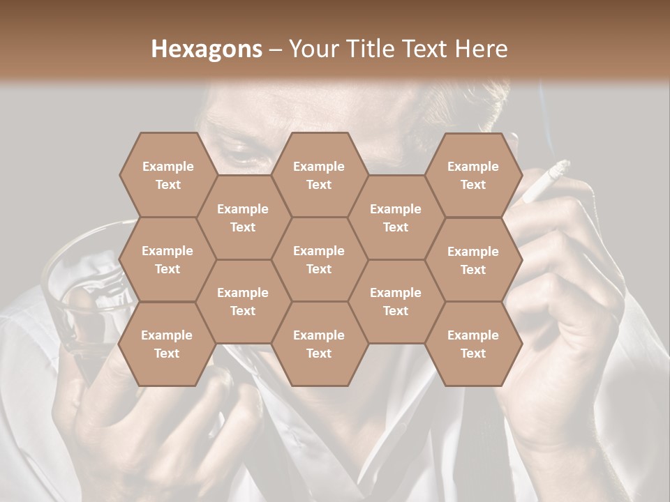 Style Sad Guy PowerPoint Template