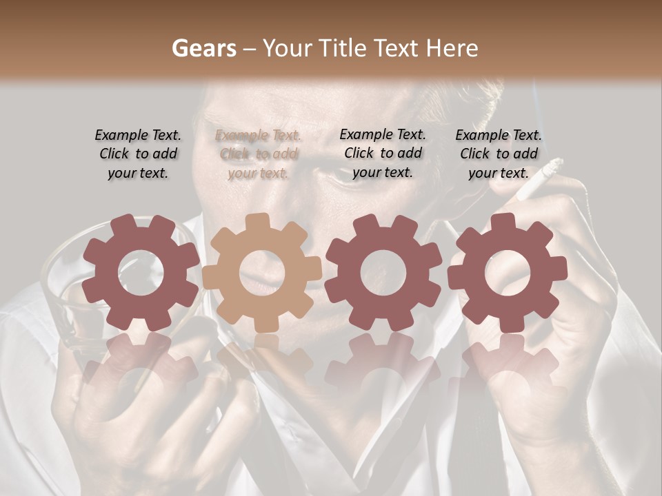 Style Sad Guy PowerPoint Template