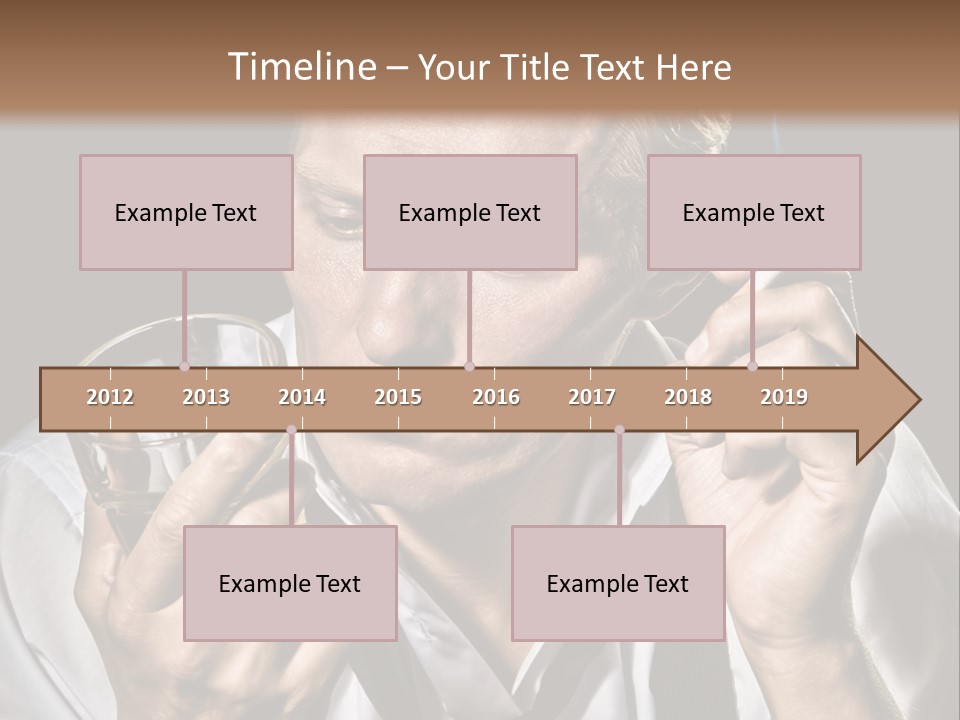 Style Sad Guy PowerPoint Template