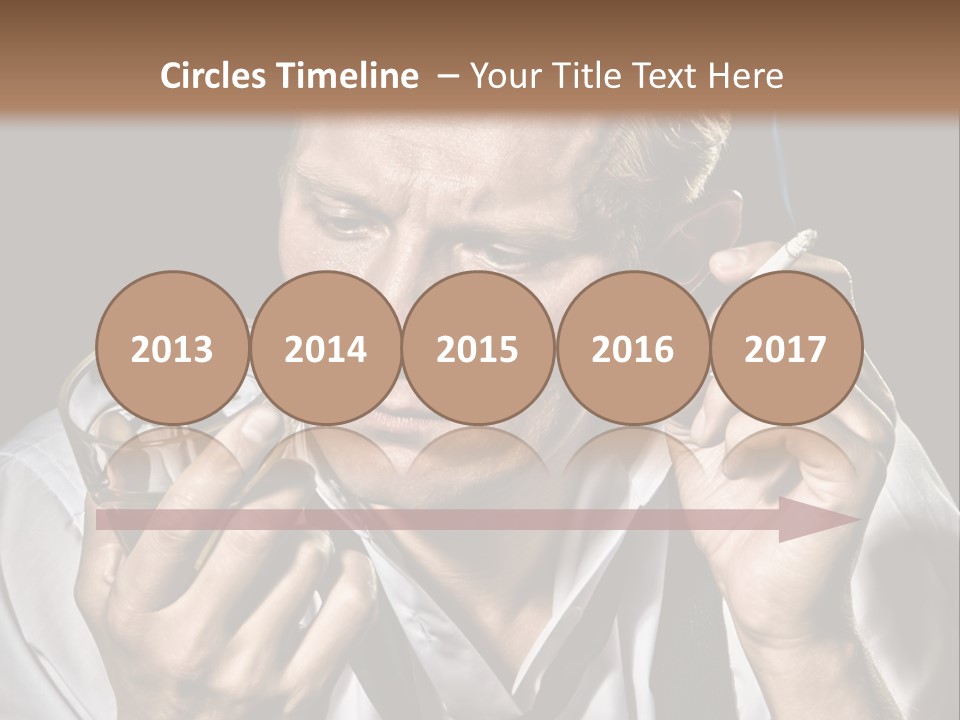 Style Sad Guy PowerPoint Template