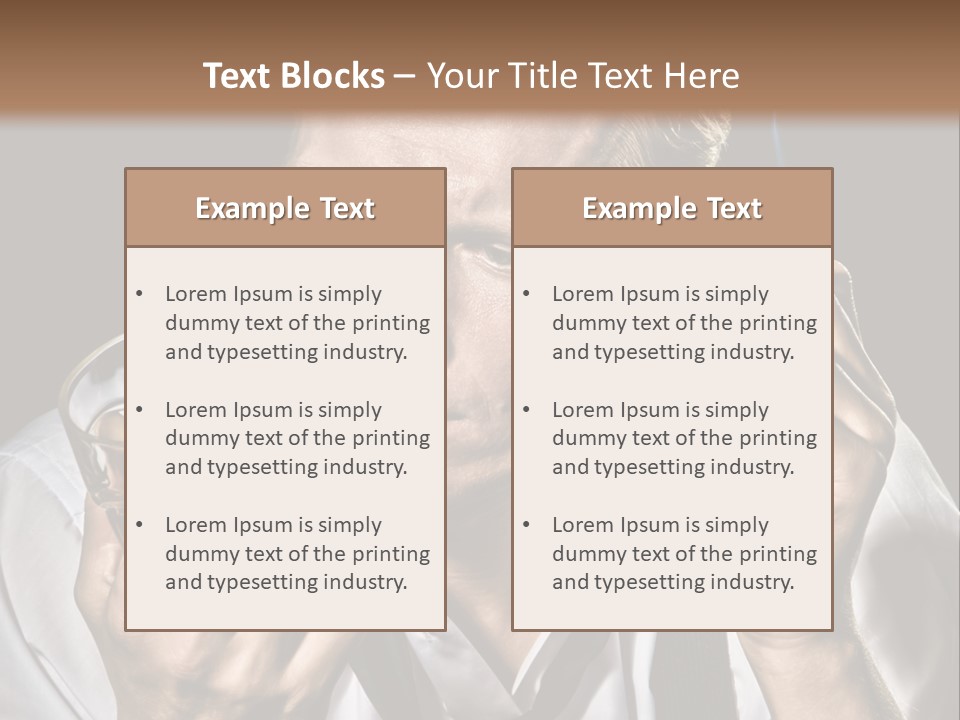 Style Sad Guy PowerPoint Template