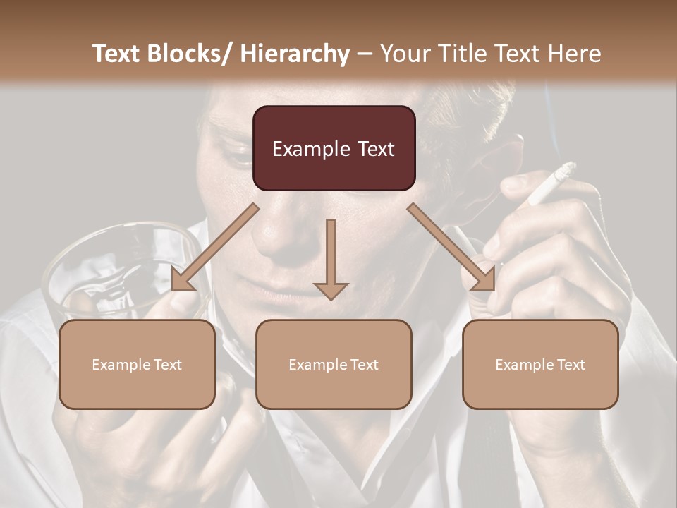Style Sad Guy PowerPoint Template