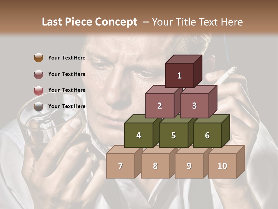 Style Sad Guy PowerPoint Template