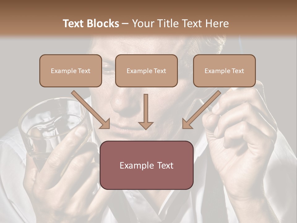 Style Sad Guy PowerPoint Template