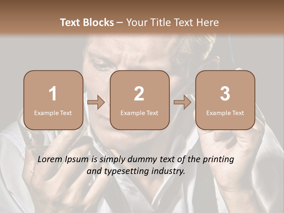Style Sad Guy PowerPoint Template