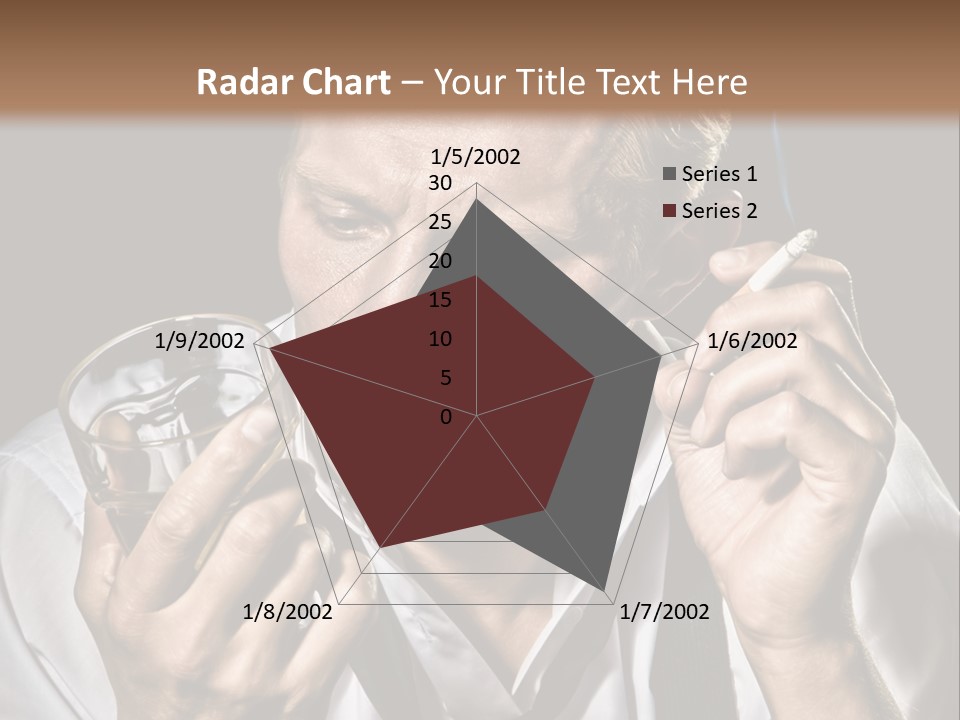 Style Sad Guy PowerPoint Template