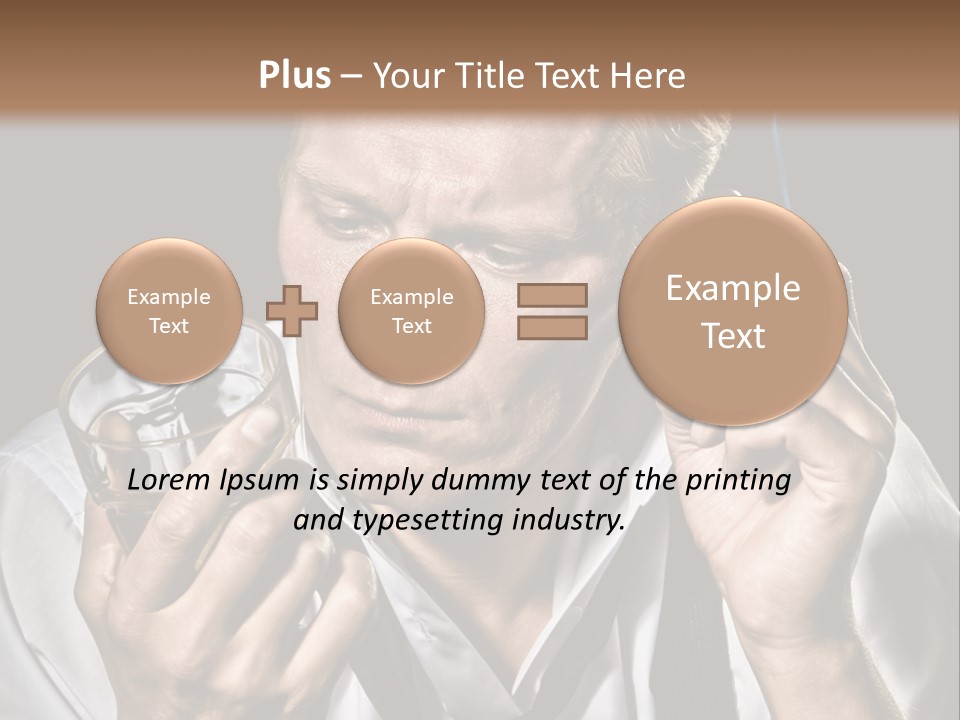 Style Sad Guy PowerPoint Template