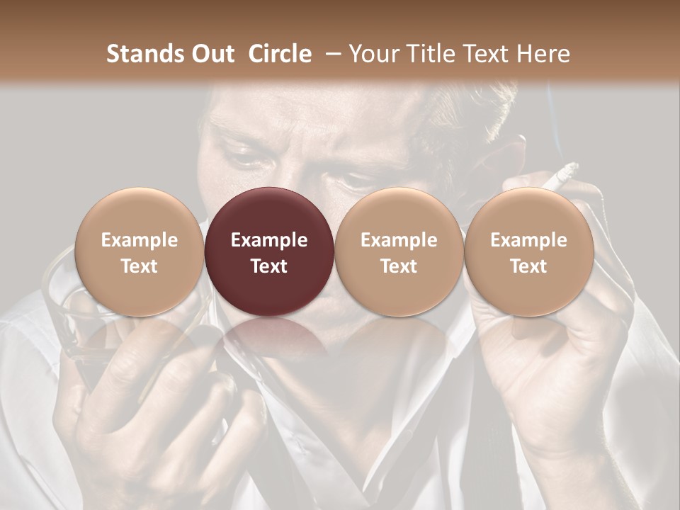 Style Sad Guy PowerPoint Template