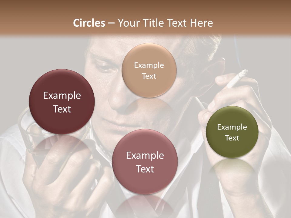 Style Sad Guy PowerPoint Template