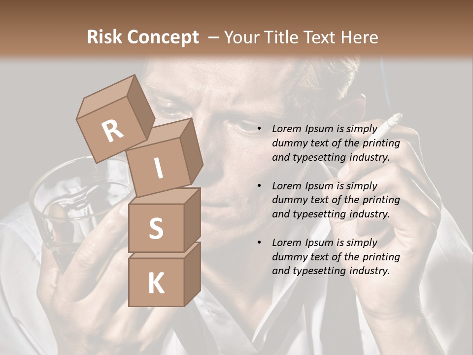 Style Sad Guy PowerPoint Template