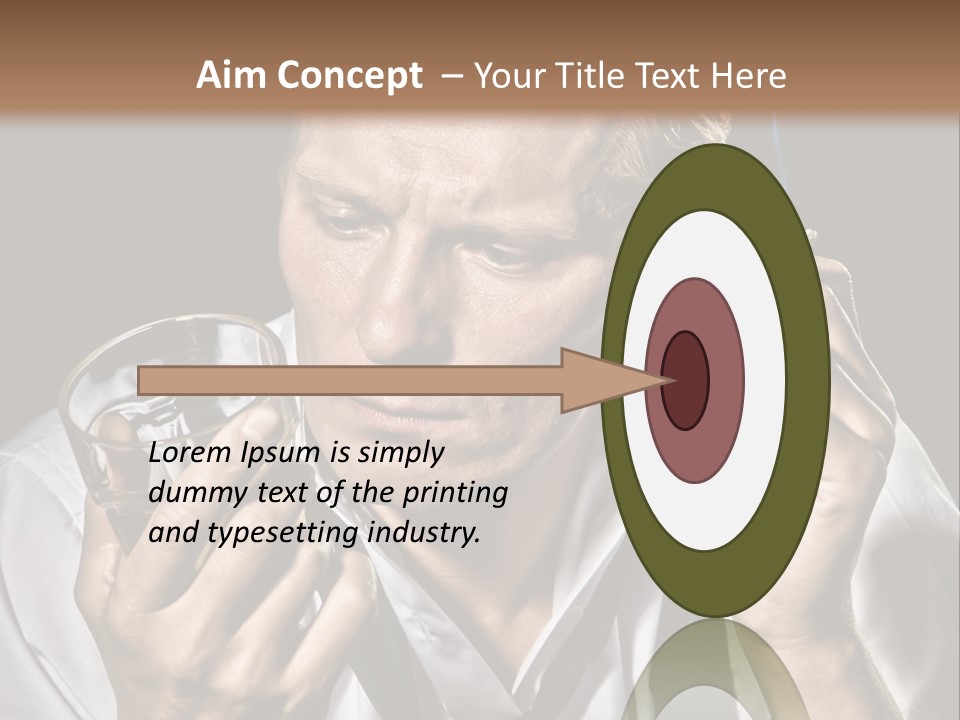 Style Sad Guy PowerPoint Template