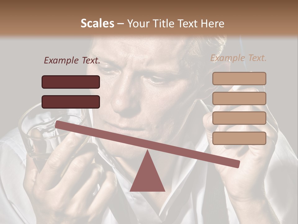 Style Sad Guy PowerPoint Template