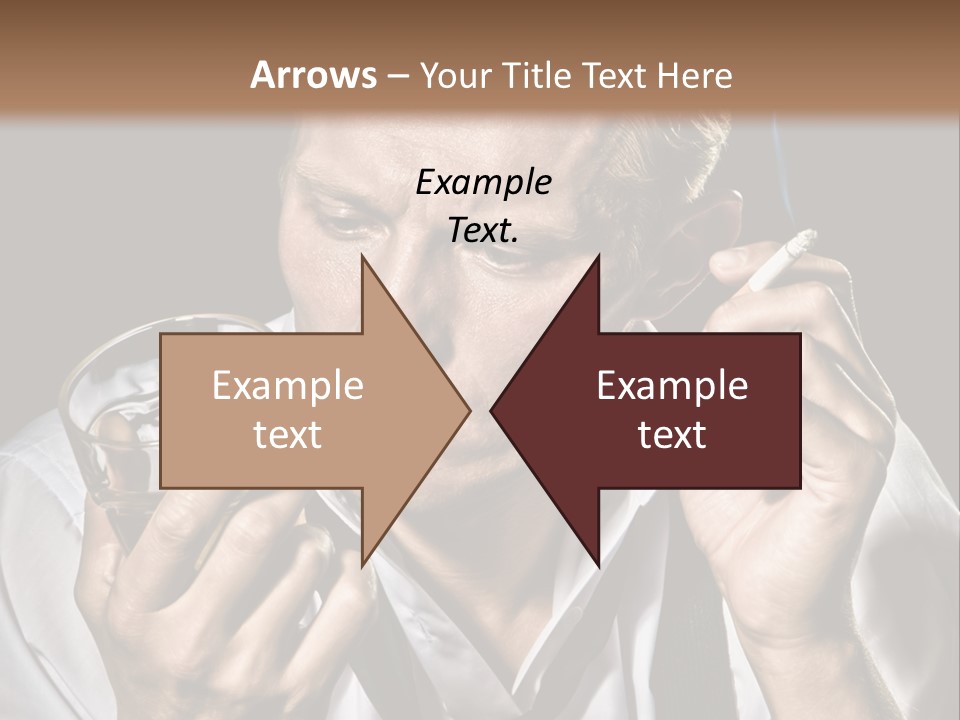 Style Sad Guy PowerPoint Template